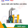 Quan trắc môi trường lao động nhà máy sản xuất dầu gội