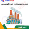 Quan trắc môi trường lao động nhà máy sản xuất dược phẩm