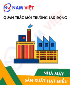 Quan trắc môi trường lao động nhà máy sản xuất hạt điều