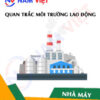 Quan trắc môi trường lao động nhà máy sản xuất nồi chiên không dầu