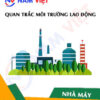 Quan trắc môi trường lao động nhà máy sản xuất phụ kiện điện thoại