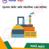 Quan trắc môi trường lao động nhà máy sản xuất robot công nghiệp
