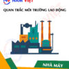 Quan trắc môi trường lao động nhà máy sản xuất thuốc trừ sâu