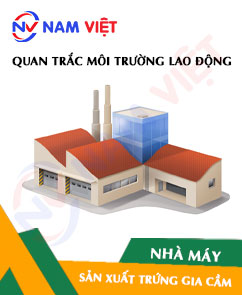 Quan trắc môi trường lao động nhà máy sản xuất trứng gia cầm