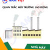 Quan trắc môi trường lao động nhà máy sản xuất tủ đông