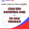 Huấn luyện an toàn lao động tại Khu công nghiệp Châu Sơn