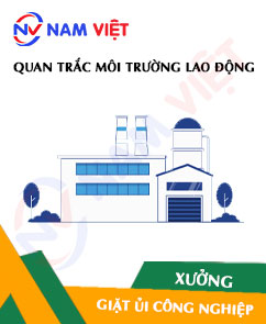Quan trắc môi trưởng lao động xưởng giặt ủi công nghiệp