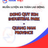 Huấn luyện an toàn lao động tại Khu công nghiệp Đông Quế Sơn