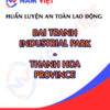 Huấn luyện an toàn lao động tại Khu công nghiệp Bãi Trành