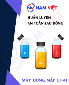 Huấn luyện an toàn lao động vận hành máy đóng nắp chai tự động