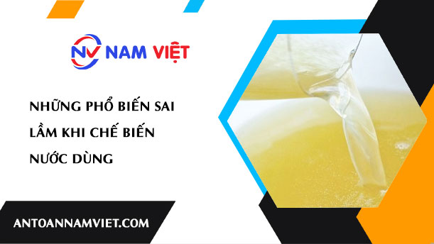 Những phổ biến sai lầm khi chế biến nước dùng