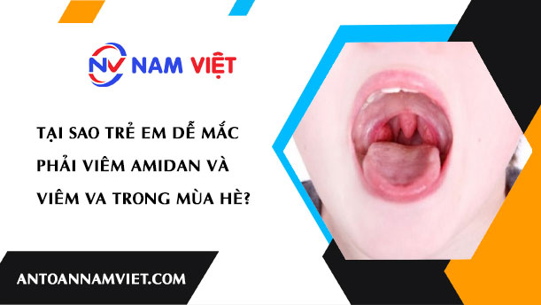 TẠI SAO TRẺ EM DỄ MẮC PHẢI VIÊM AMIDAN VÀ VIÊM VA TRONG MÙA HÈ?
