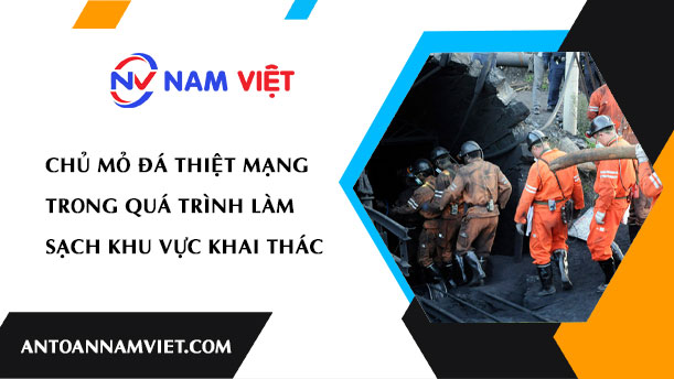 Chủ mỏ đá thiệt mạng trong quá trình làm sạch khu vực khai thác