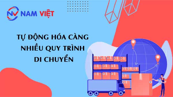 Tự động hóa càng nhiều quy trình di chuyển