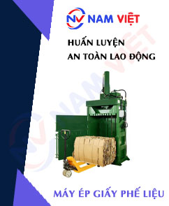 Occupational safety training for operating waste paper pressing machines