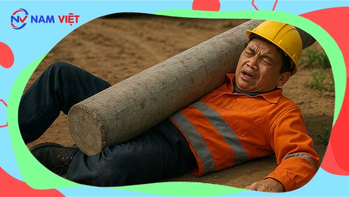 A serious workplace accident in Vinh Linh resulted in the death of a worker.