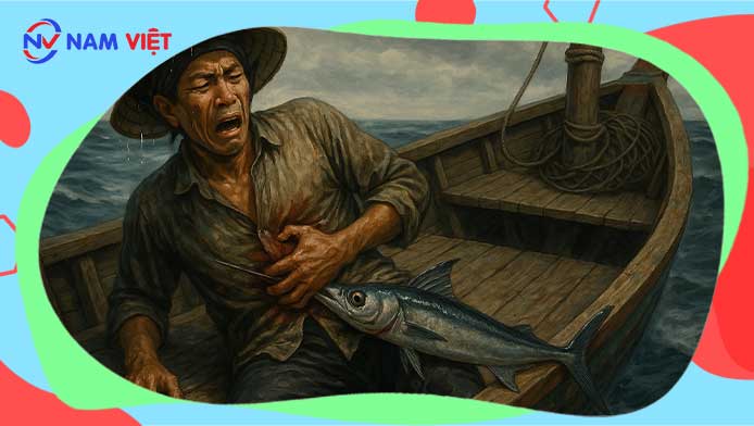 Fisherman seriously injured in scissor fish attack in Khanh Hoa