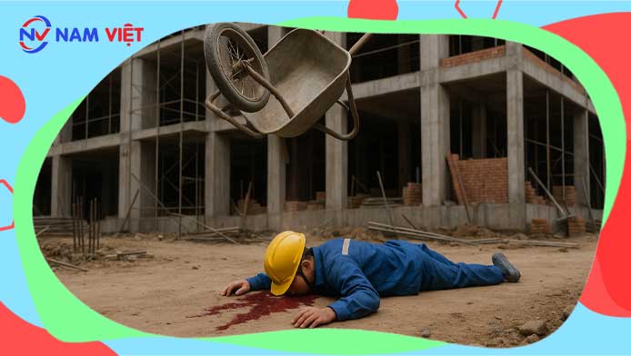 Worker dies after being struck by falling construction dumper truck