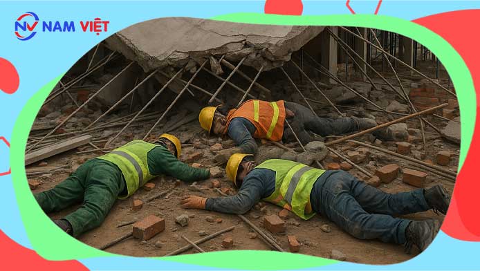 Construction floor collapse kills 3 workers